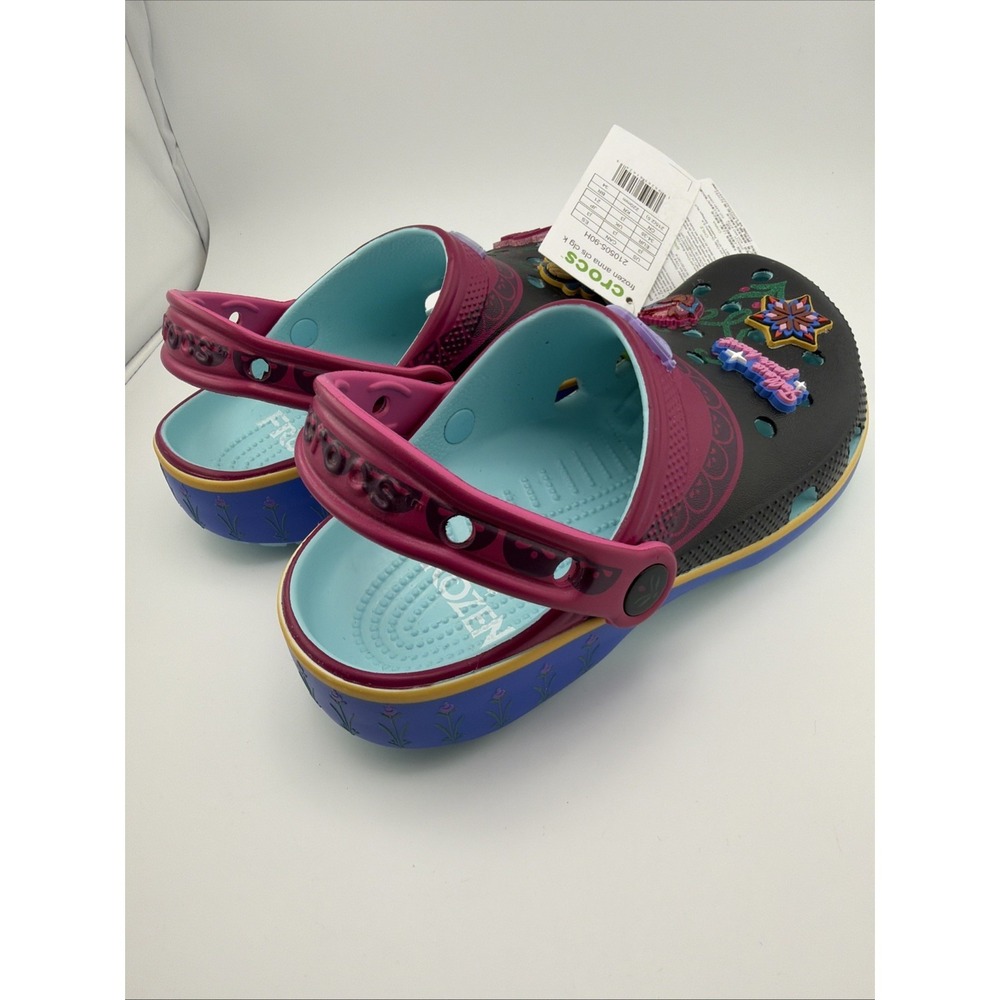 Crocs Unisex-Child Disney Frozen Anna Princess Clog Size J3